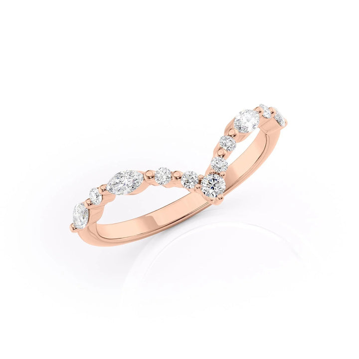 The Kaiden Wedding Bands 14K Rose#material_14k-rose