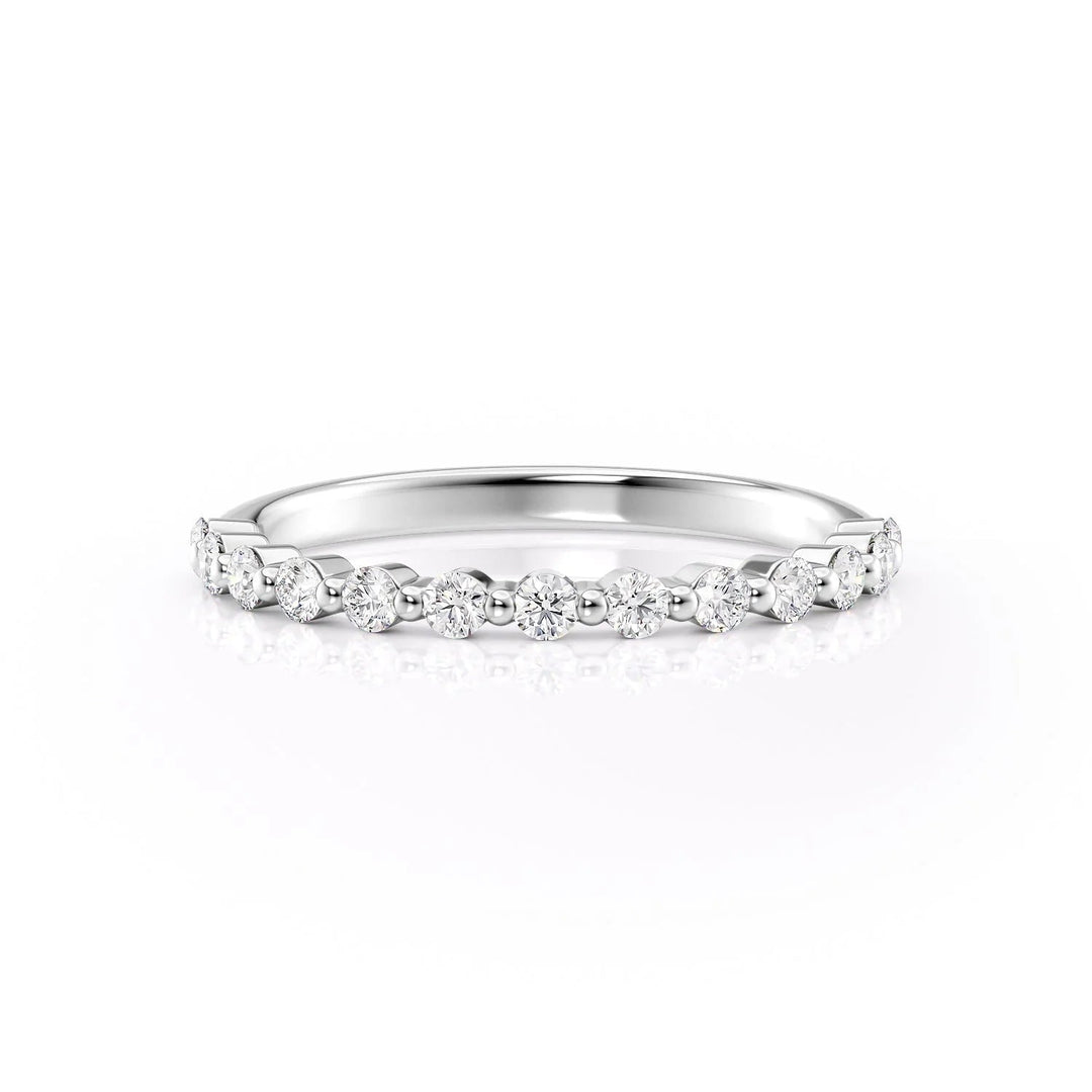 The Kimora Wedding Bands Diamonds Half Way#material_18k-white