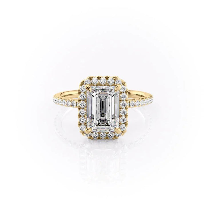 The Lana Set With Emerald Pave Moissanite#material_14k-gold