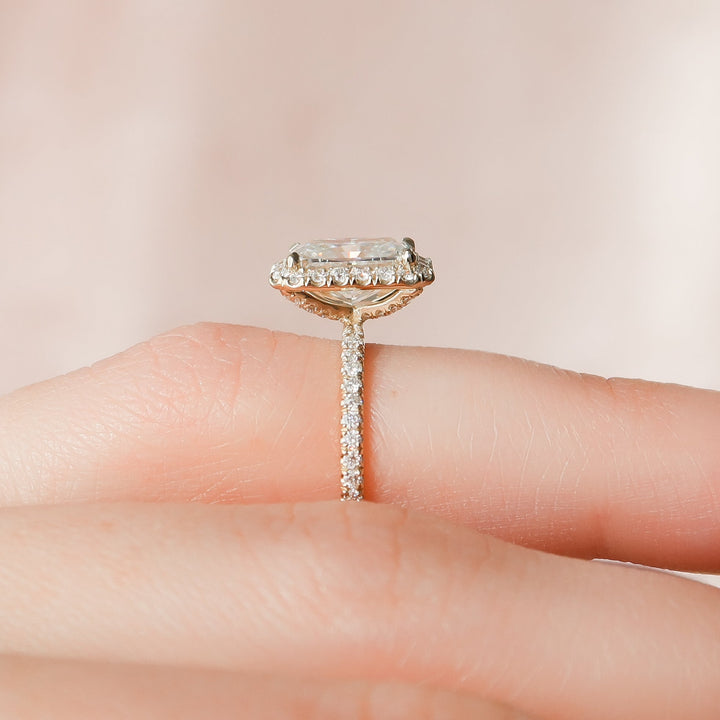 The Lana Set With Radiant Pave Lab Diamond 2.5 Carat 14K Gold#material_14k-gold