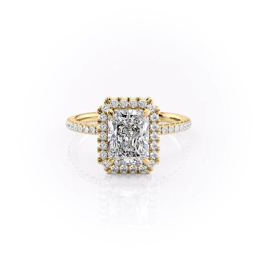 The Lana Set With Radiant Pave Moissanite#material_18k-gold