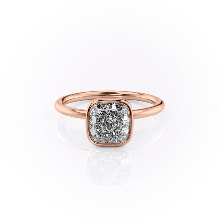 The Leighton Set With A Cushion Lab Diamond-L'Amour Brilliance #material_rose