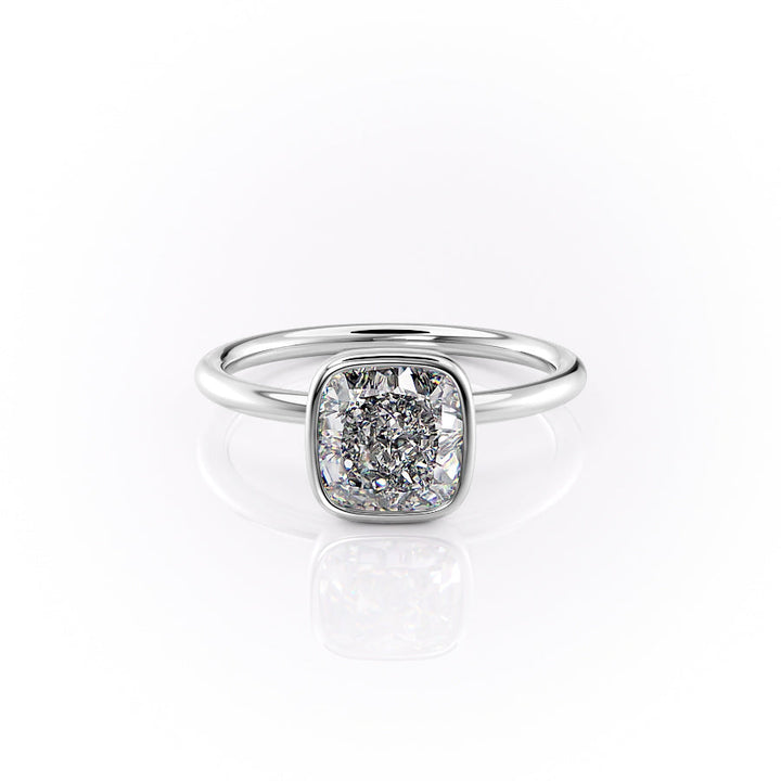 The Leighton Set With A Cushion Lab Diamond-L'Amour Brilliance #material_white