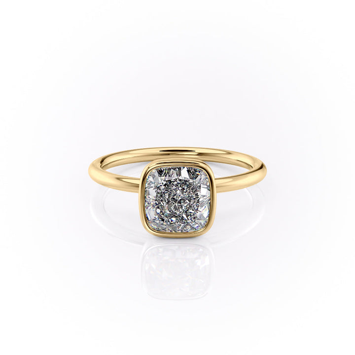 The Leighton Set With A Cushion Lab Diamond-L'Amour Brilliance #material_gold