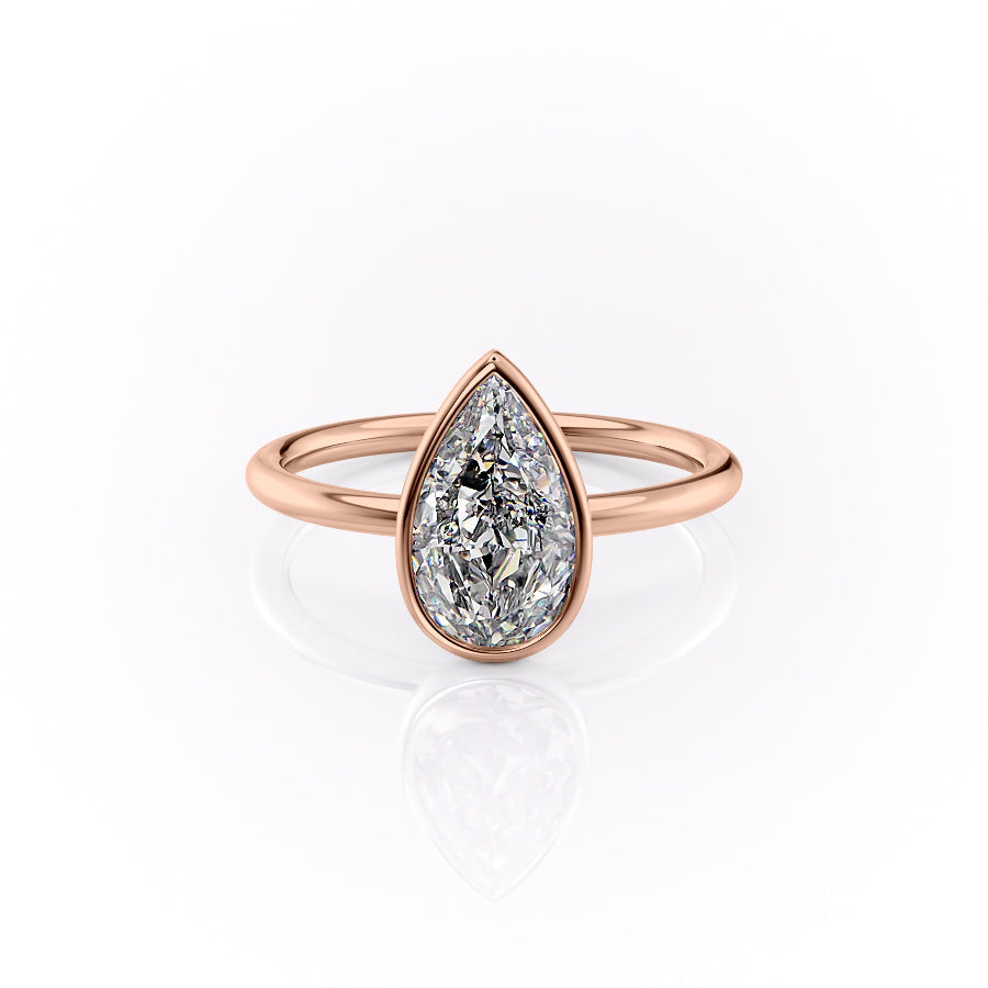The Leighton Set With A Pear Lab Diamond-L'Amour Brilliance #material_rose