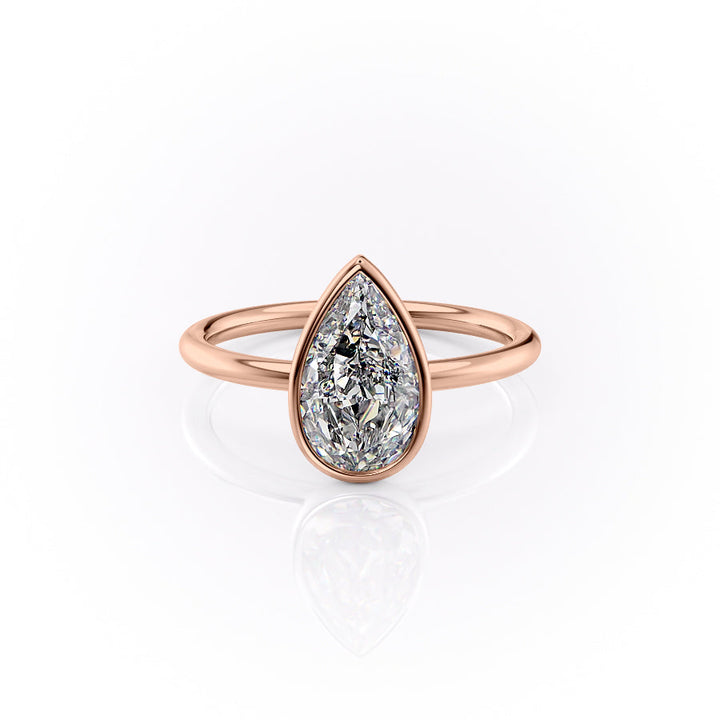 The Leighton Set With A Pear Lab Diamond-L'Amour Brilliance #material_rose