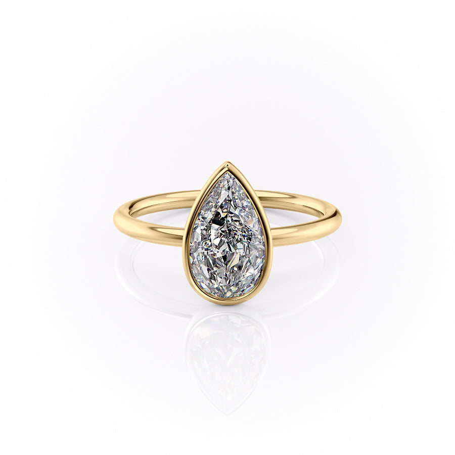 The Leighton Set With A Pear Lab Diamond-L'Amour Brilliance #material_gold