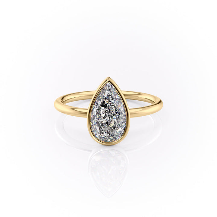 The Leighton Set With A Pear Lab Diamond-L'Amour Brilliance #material_gold