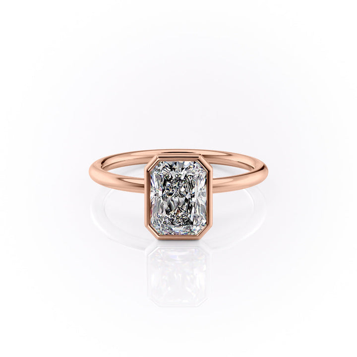 The Leighton Set With A Radiant Lab Diamond-L'Amour Brilliance #material_rose