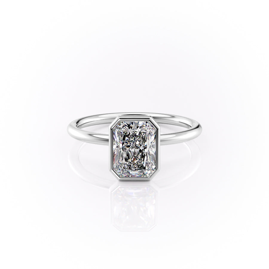 The Leighton Set With A Radiant Lab Diamond-L'Amour Brilliance #material_white