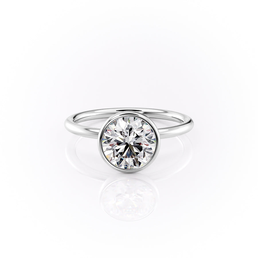 The Leighton Set With A Round Lab Diamond-L'Amour Brilliance #material_white
