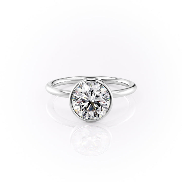 The Leighton Set With A Round Lab Diamond-L'Amour Brilliance #material_white