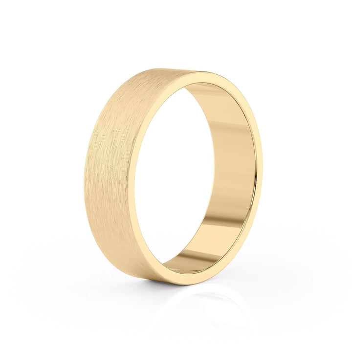 The Liam Wedding Bands Matte 18K Gold#material_18k-gold