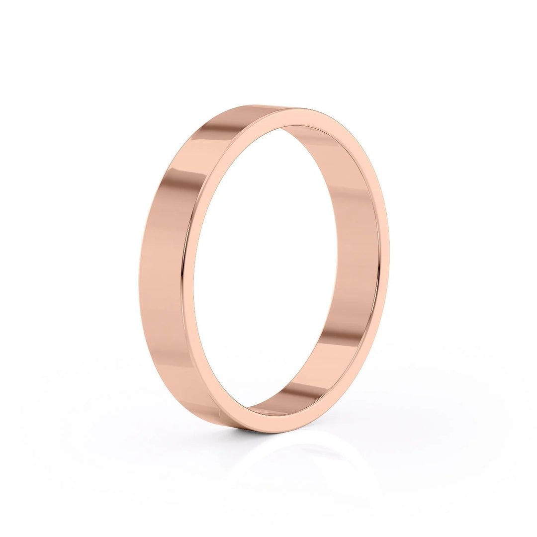 The Liam Wedding Bands Polished 14K Rose#material_14k-rose