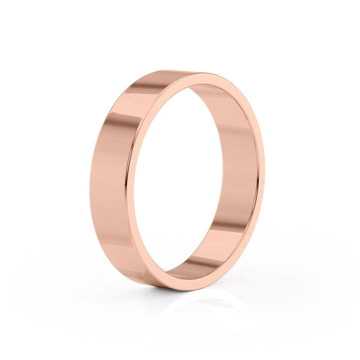 The Liam Wedding Bands Polished 18K Rose#material_18k-rose