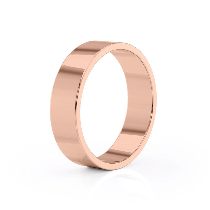 The Liam Wedding Bands Polished 14K Rose#material_14k-rose