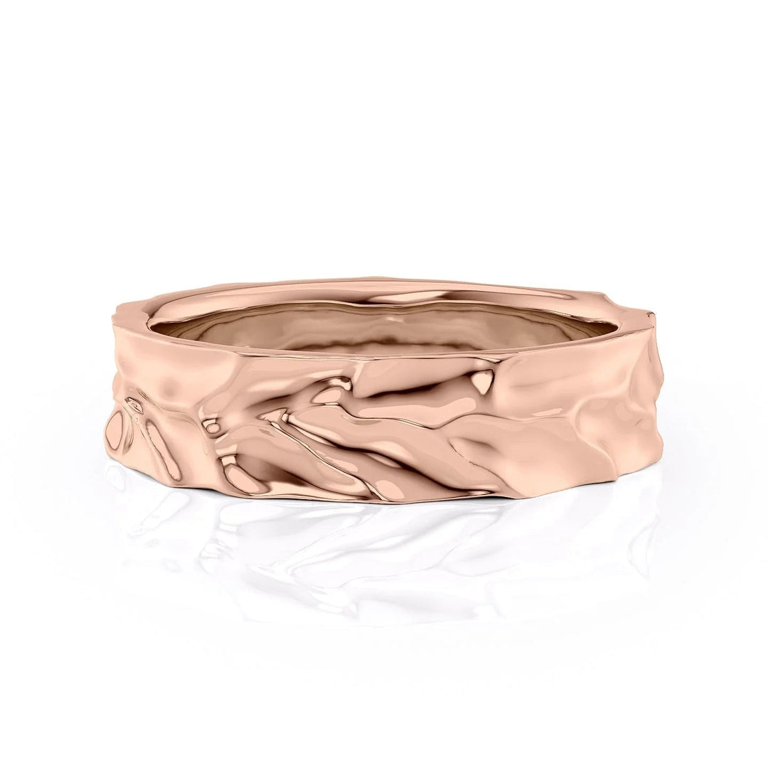 The Lindsea Wedding Bands 14K Rose#material_14k-rose