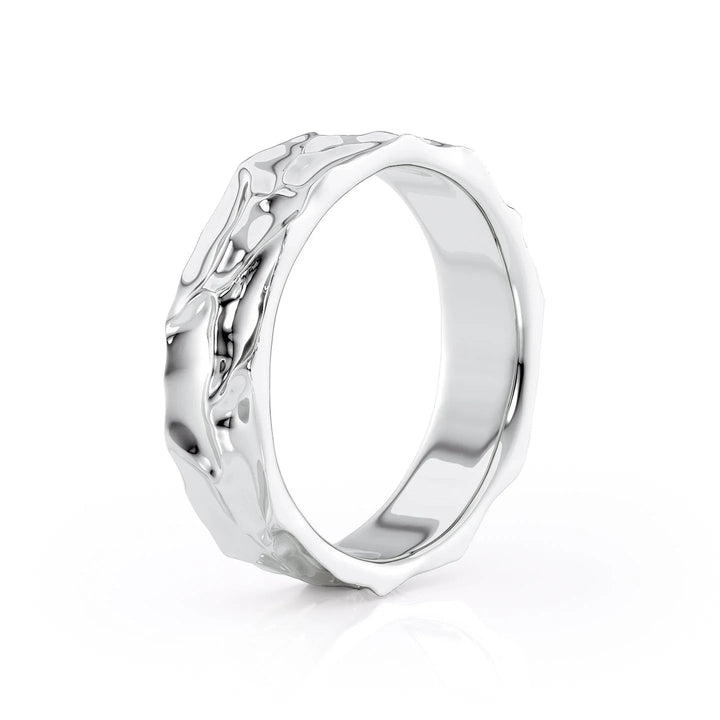 The Lindsea Wedding Bands 18K White#material_18k-white