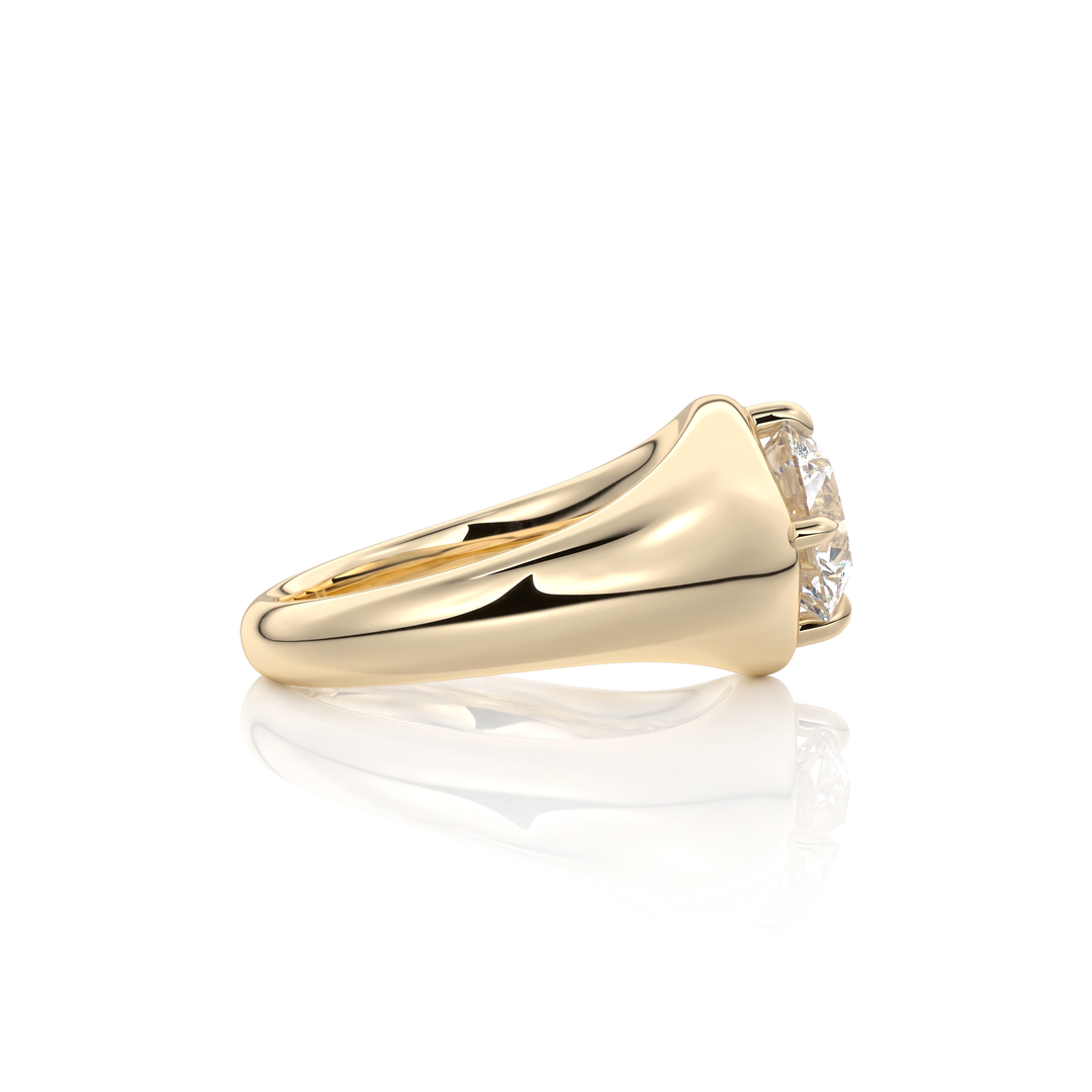 The Manon Set With An Emerald Lab Diamond #material_gold
