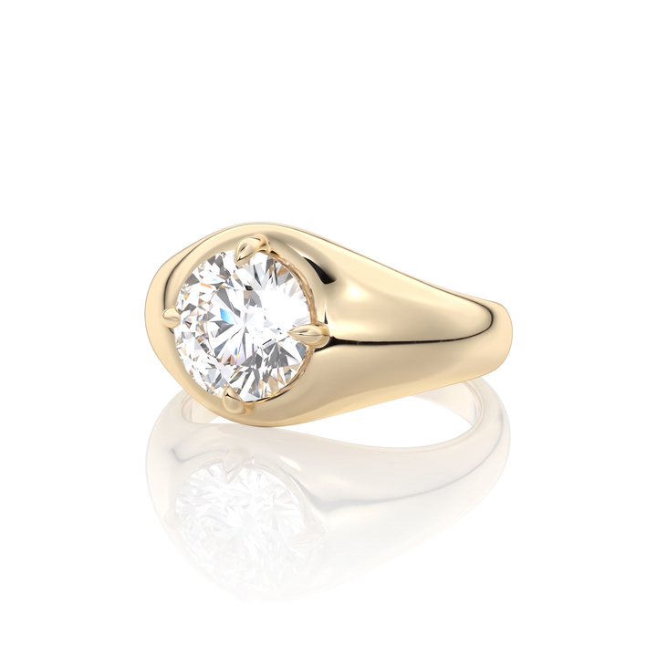 The Manon Set With An Emerald Lab Diamond #material_gold