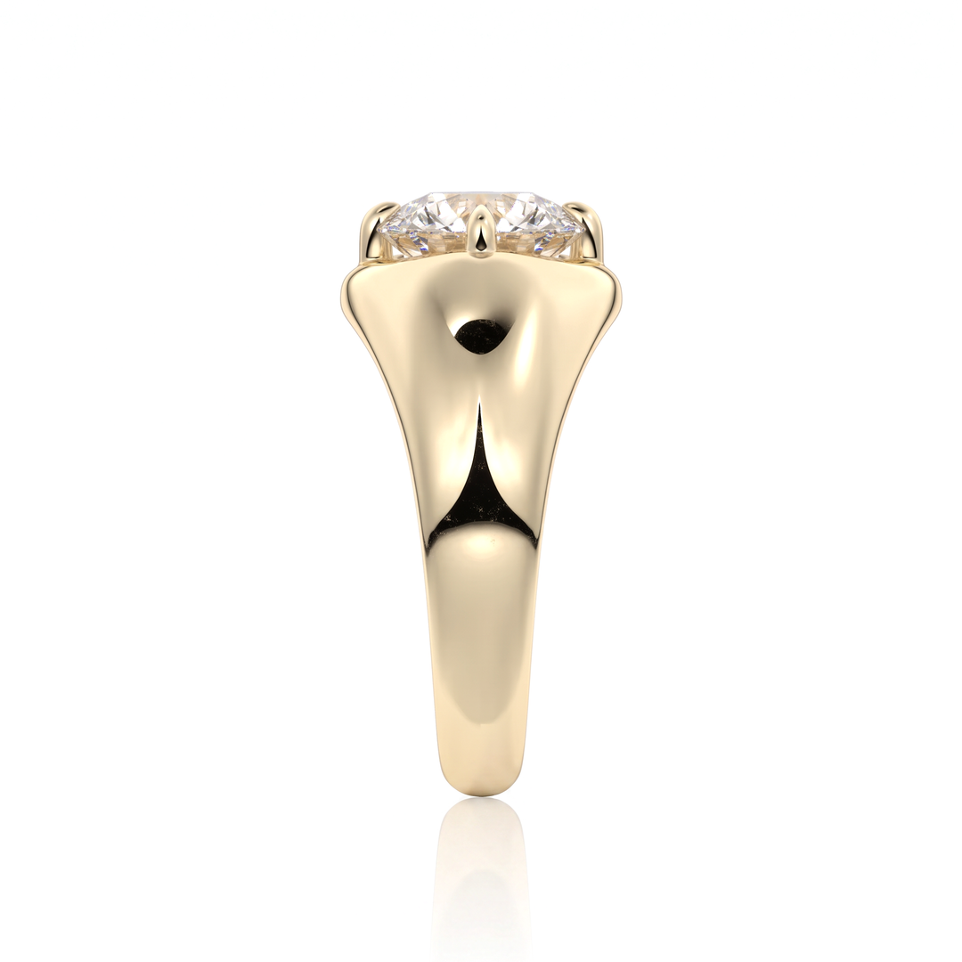 The Manon Set With An Emerald Lab Diamond #material_gold