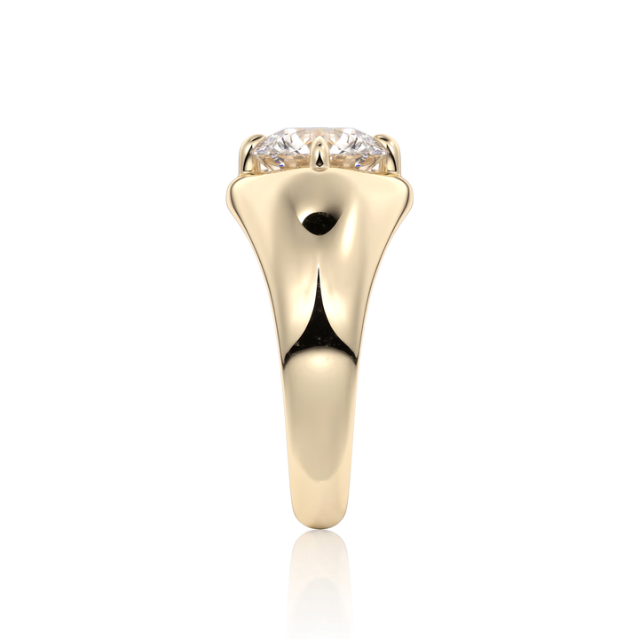 The Manon Set With An Emerald Lab Diamond #material_gold