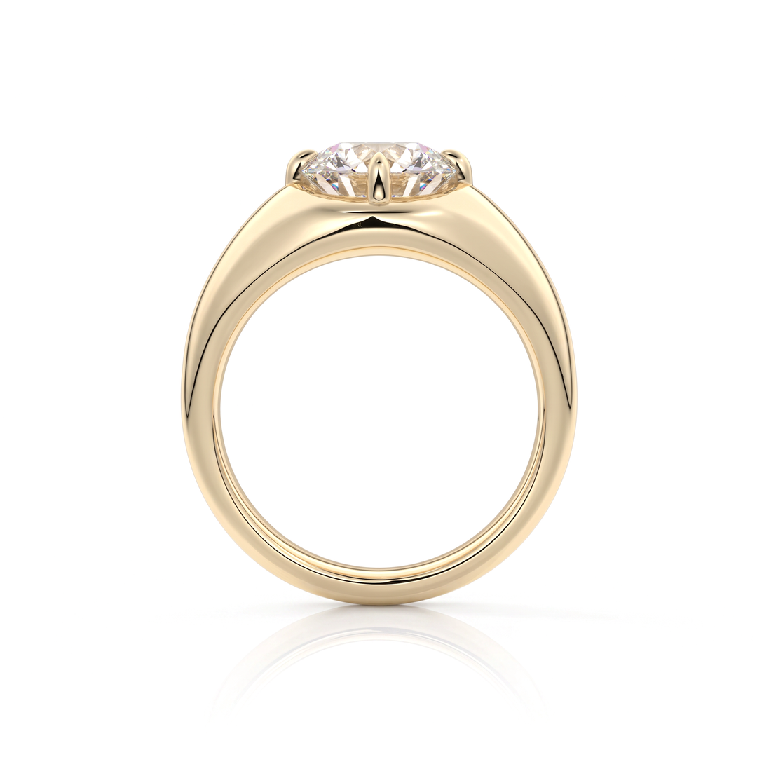 The Manon Set With An Emerald Lab Diamond #material_gold