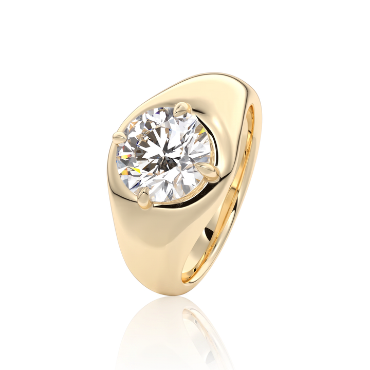 The Manon Set With An Emerald Lab Diamond #material_gold
