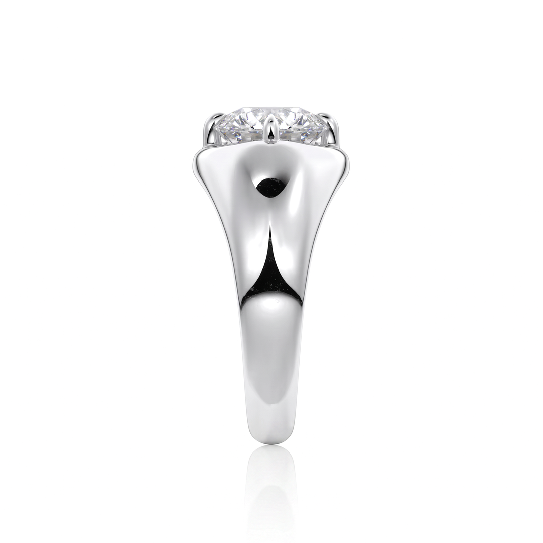 The Manon Set With An Emerald Lab Diamond #material_white