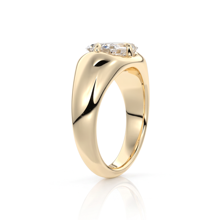 The Manon Set With An Emerald Lab Diamond #material_gold