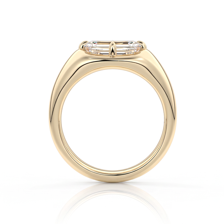 The Manon Set With An Emerald Lab Diamond #material_gold