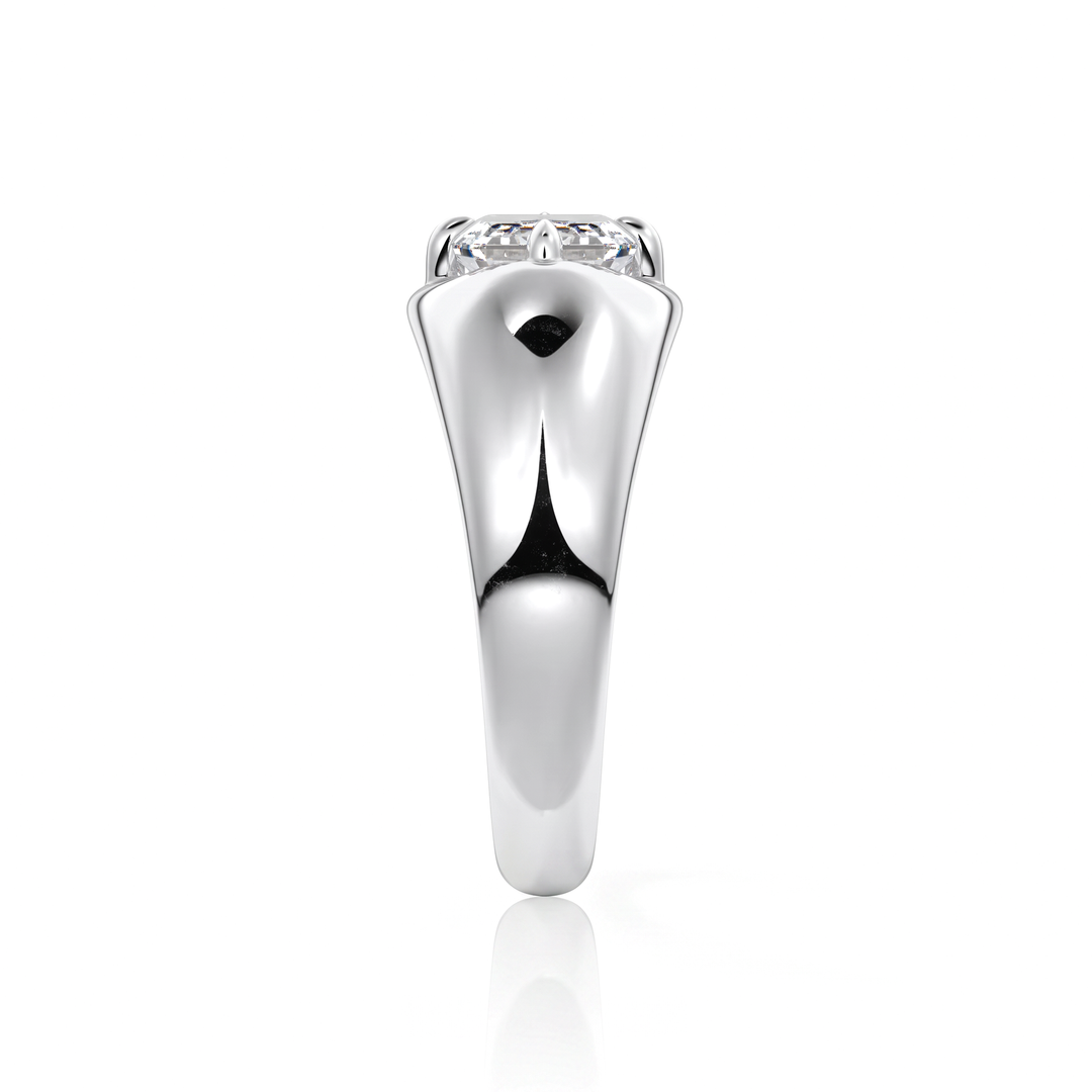 The Manon Set With An Emerald Lab Diamond #material_white