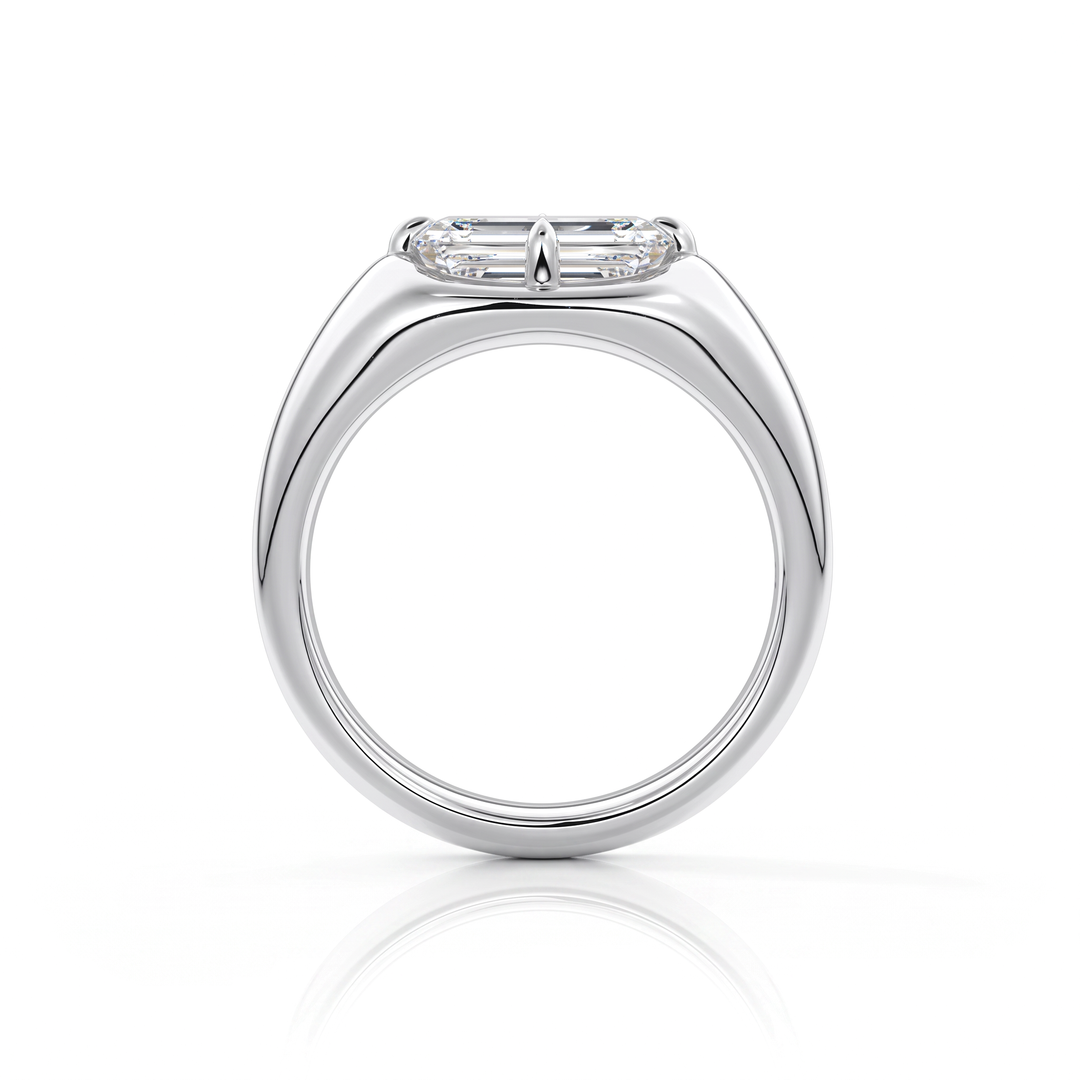 The Manon Set With An Emerald Lab Diamond #material_white