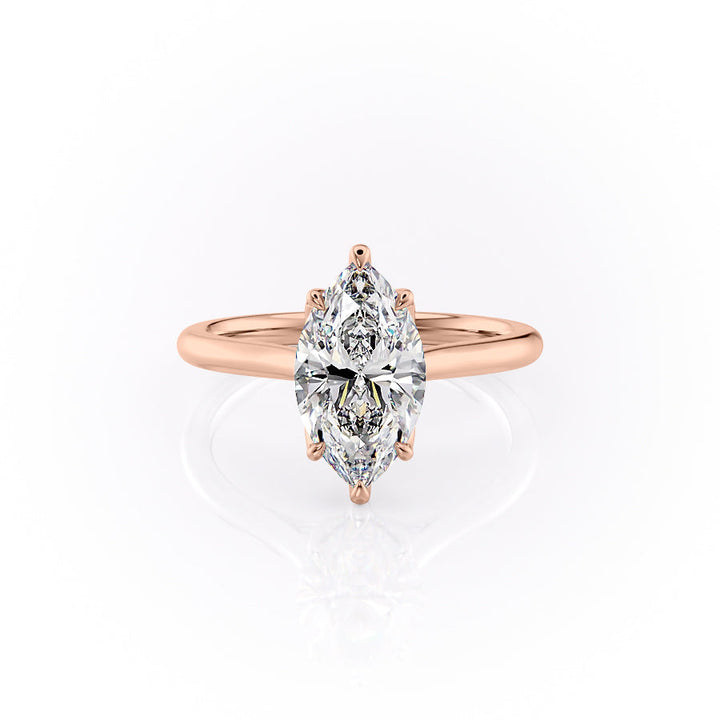 The Maren Set With A Marquise Lab Diamond-L'Amour Brilliance #material_rose