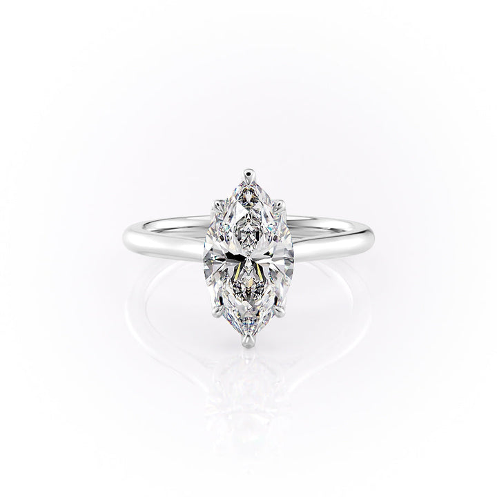 The Maren Set With A Marquise Lab Diamond-L'Amour Brilliance #material_white