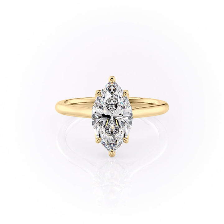 The Maren Set With A Marquise Lab Diamond-L'Amour Brilliance #material_gold