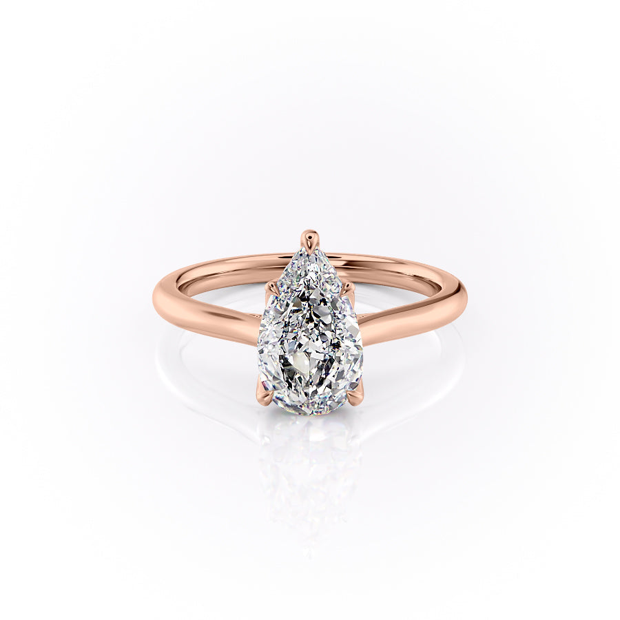 The Maren Set With A Pear Lab Diamond-L'Amour Brilliance #material_rose