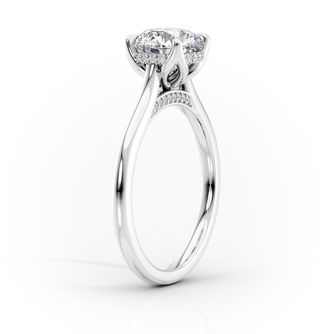 The Maren Set With A Pear Lab Diamond#material_white