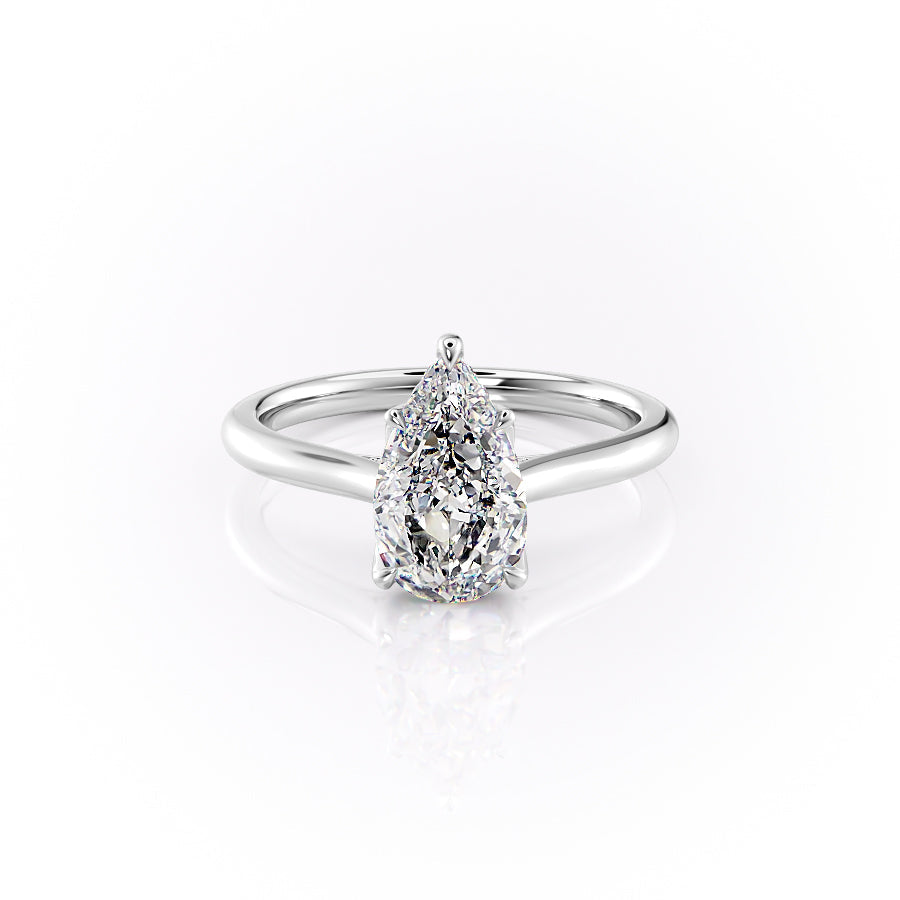 The Maren Set With A Pear Lab Diamond-L'Amour Brilliance #material_white