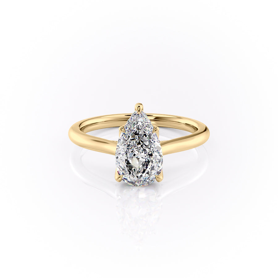 The Maren Set With A Pear Lab Diamond-L'Amour Brilliance #material_gold