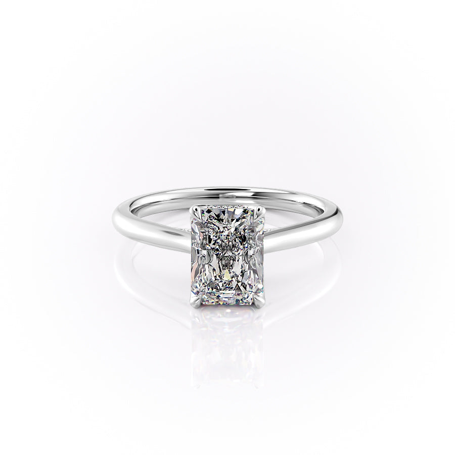 The Maren Set With A Radiant Lab Diamond-L'Amour Brilliance #material_white