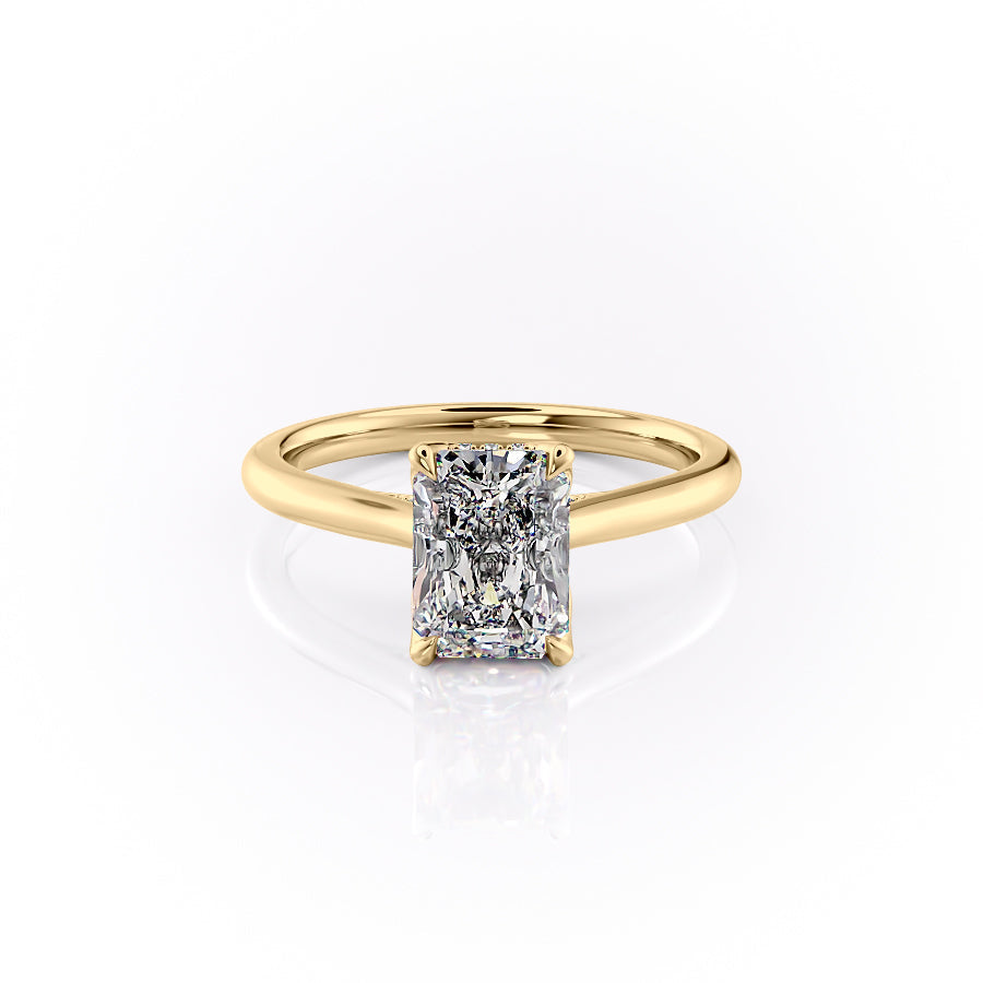 The Maren Set With A Radiant Lab Diamond-L'Amour Brilliance #material_gold