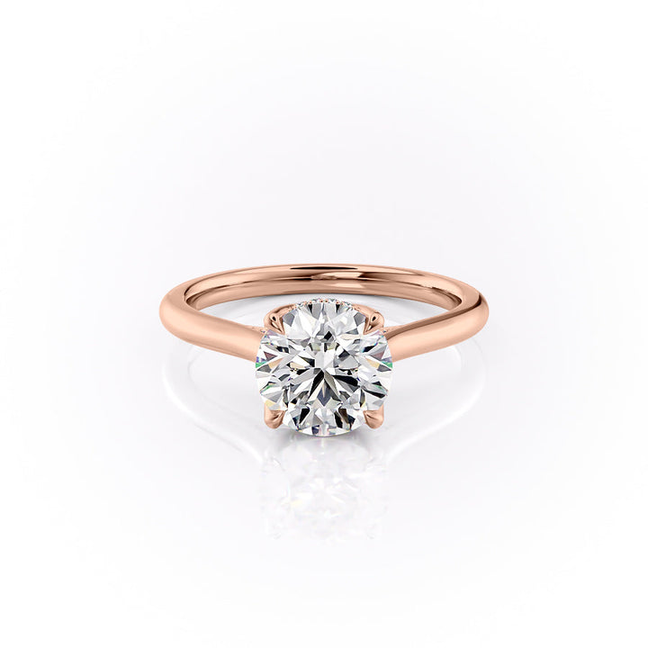 The Maren Set With A Round Lab Diamond-L'Amour Brilliance #material_rose