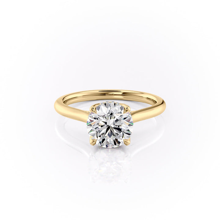 The Maren Set With A Round Lab Diamond-L'Amour Brilliance #material_gold