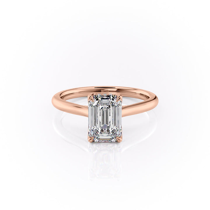 The Maren Set With An Emerald Lab Diamond-L'Amour Brilliance #material_rose