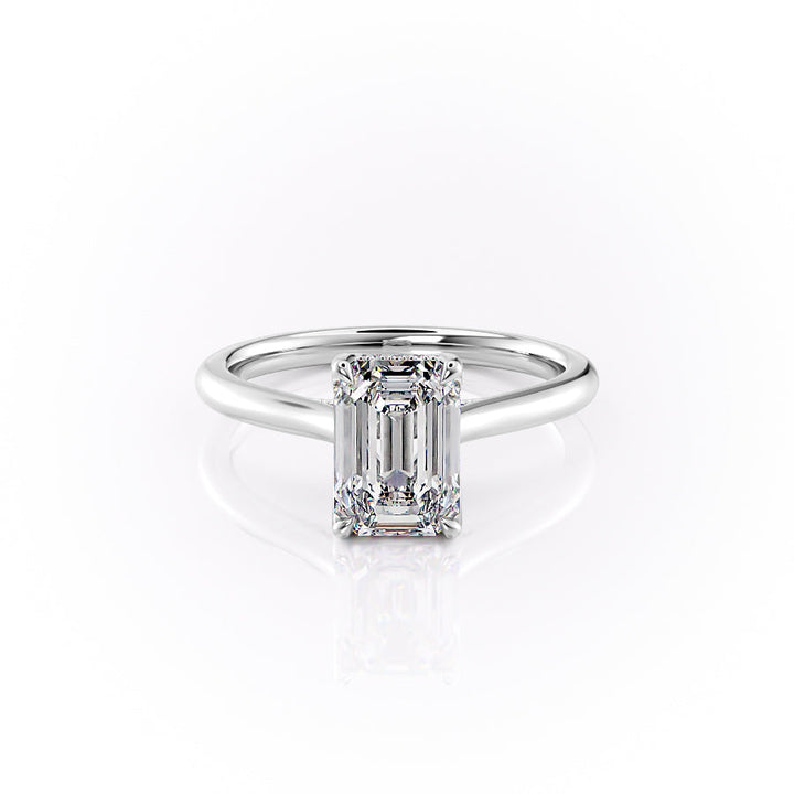 The Maren Set With An Emerald Lab Diamond-L'Amour Brilliance #material_white