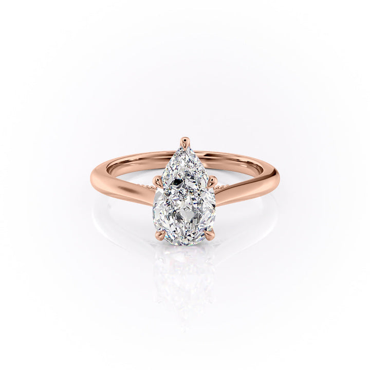 The Marlowe Set With A Pear Lab Diamond-L'Amour Brilliance #material_rose