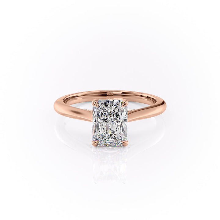 The Marlowe Set With A Radiant Lab Diamond-L'Amour Brilliance #material_rose