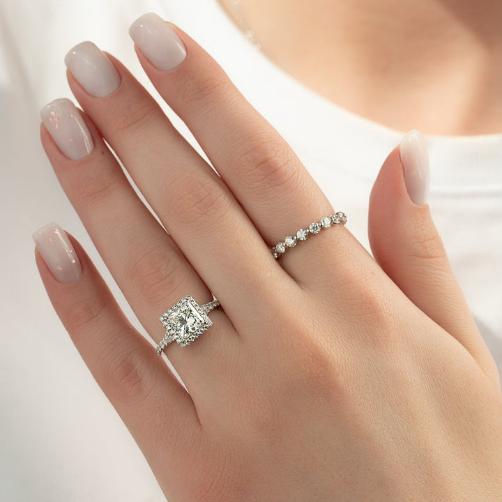 The Molly Set With Princess Pave Moissanite#material_14k-white