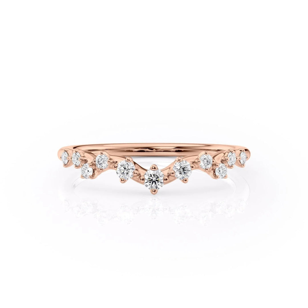 The Mona Wedding Bands 14K Rose#material_14k-rose